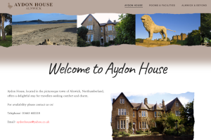 Aydon House Alnwick Aydon House Alnwick